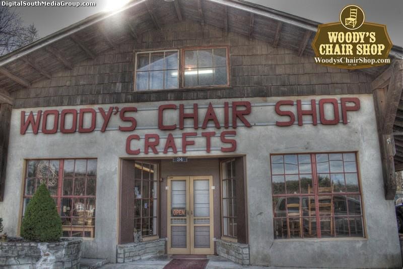 Handcrafted chair from Woody's Chair Shop, Spruce Pine NC